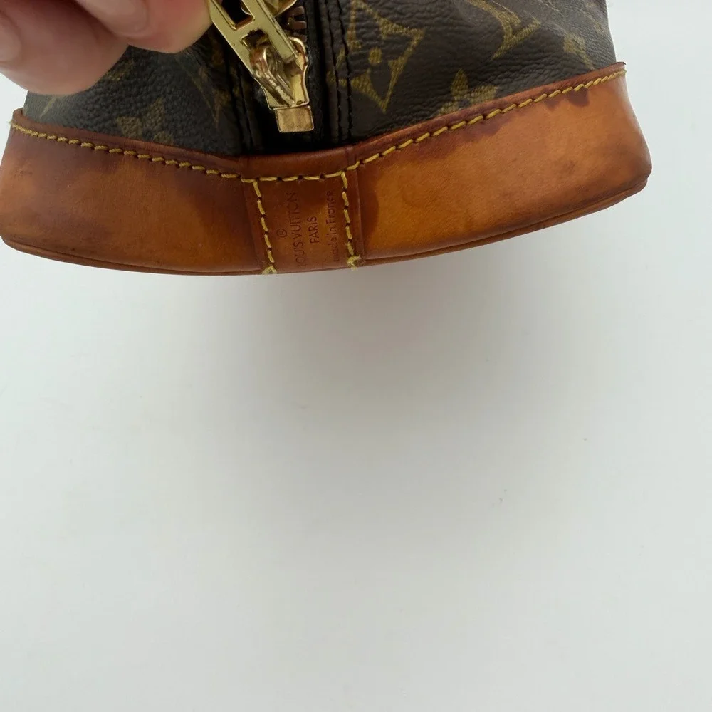 Louis Vuitton Alma PM Monogram Canvas‎ Satchel – Authentic LV